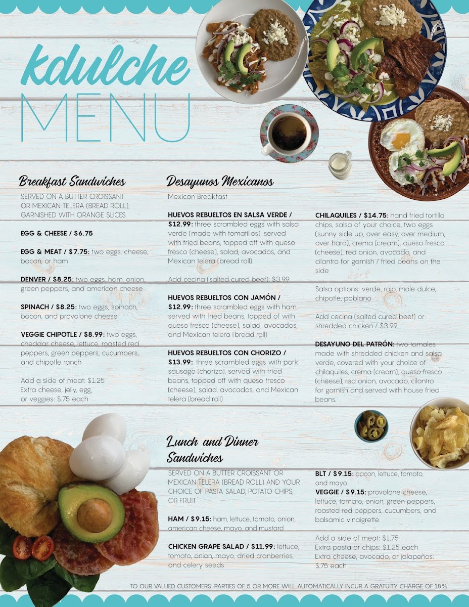 Menu Kdulche Cafe 1 Inc-2