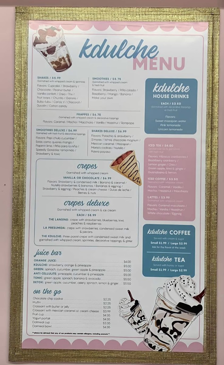 Menu Kdulche Cafe 1 Inc-4