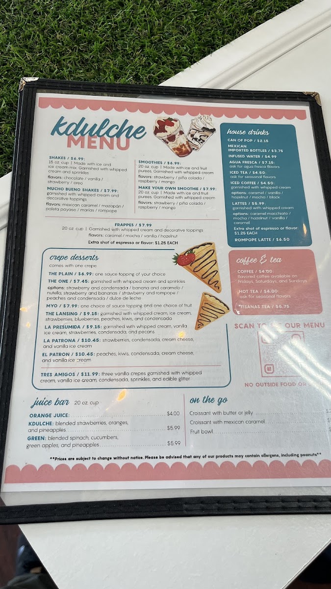 Menu Kdulche Cafe 1 Inc-9